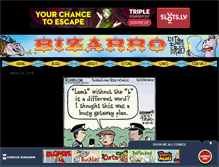 Tablet Screenshot of bizarro.com